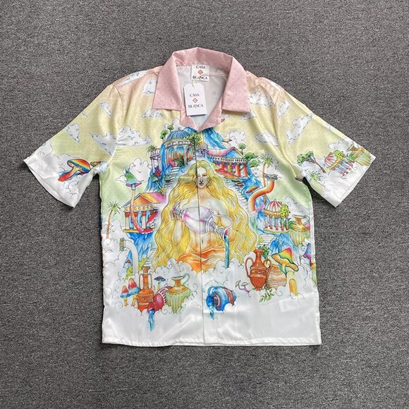 Casablanca Other - Casablanca Vintage Silk Shirt Short Sleeve